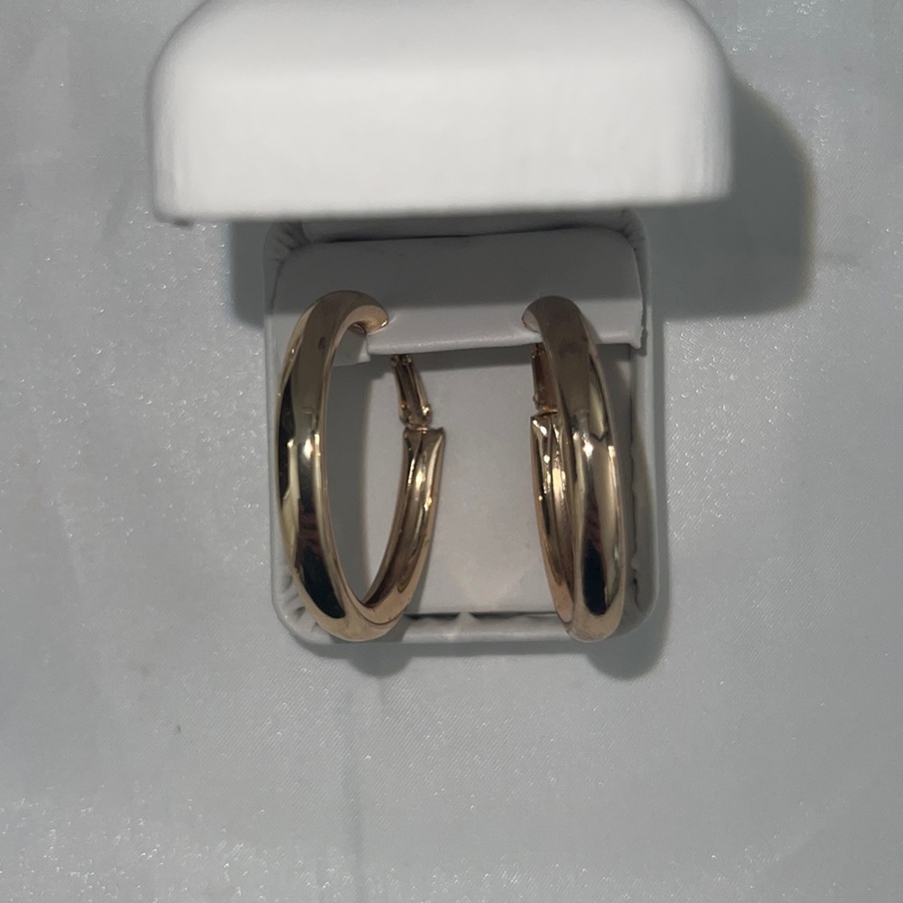 Fashion goldtone earrings